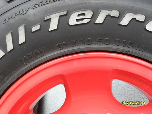 ขาย ยาง BF 31 นิ้ว พร้อมแม็ก ครับ 8,900 บาท ขาย ยาง BF 31 นิ้ว พร้อมแม็ก ครับ 8,900 บาท