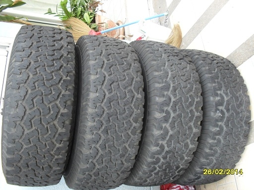 ขาย ยาง BF 31 นิ้ว พร้อมแม็ก ครับ 8,900 บาท ขาย ยาง BF 31 นิ้ว พร้อมแม็ก ครับ 8,900 บาท