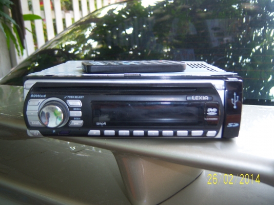 วิทยุรถยนต์ LEXIA  dvd usb ใช้งานได้ปกติ