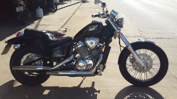 รถมาใหม่คับ ขาย Honda Steed 600 เดิมๆ เอกสารครบทะเบียนแท้ ประกอบใหม่คับ รถไม่มีปัญหาใดๆครับ รถอยู่สกลนคร ตอนนี้ทำโอนลอยไว้ ขาย 135,000 สนใจสอบถามได้ครับ inbox หรือโทร 0810578282