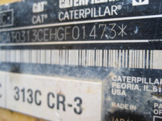 ขายด่วน!!! รถขุด สินค้าอยู่ที่ญี่ปุ่น ยี่ห้อ CATERPILLAR รุ่น 313CCR ซีเรียล HGF01473 ขายตามสภาพ ราคาพิเศษ ต่อรองราคาได้