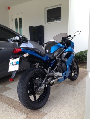 ขาย Ninja 650 ปี 2010 ABS วิ่งน้อย สีน้ำเงิน สวยๆ