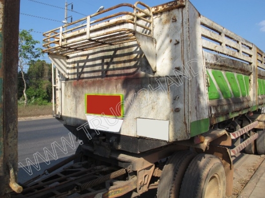 รถบรรทุกพ่วงดั๊มพ์ แม่-ลูก ยี่ห้อ ISUZU รุ่น FXZ 270