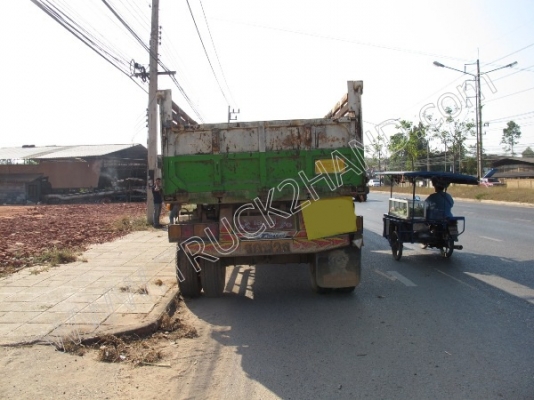 รถบรรทุกพ่วงดั๊มพ์ แม่-ลูก ยี่ห้อ ISUZU รุ่น FXZ 270