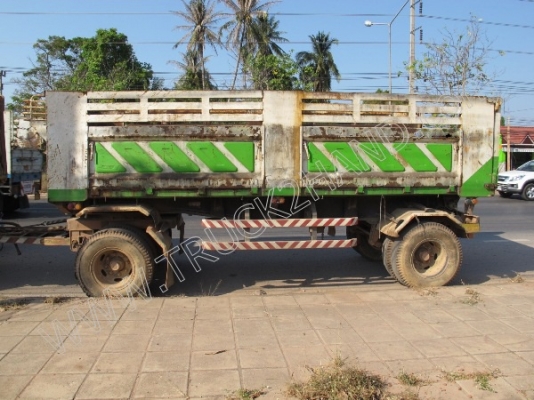 รถบรรทุกพ่วงดั๊มพ์ แม่-ลูก ยี่ห้อ ISUZU รุ่น FXZ 270