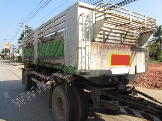 รถบรรทุกพ่วงดั๊มพ์ แม่-ลูก ยี่ห้อ ISUZU รุ่น FXZ 270