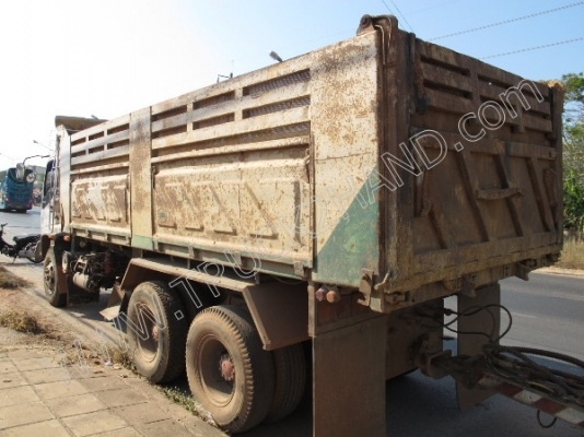 รถบรรทุกพ่วงดั๊มพ์ แม่-ลูก ยี่ห้อ ISUZU รุ่น FXZ 270