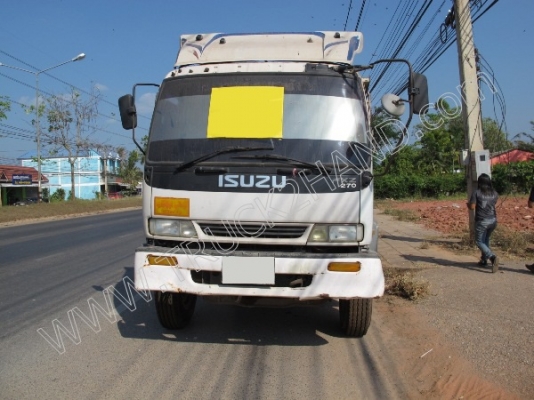 รถบรรทุกพ่วงดั๊มพ์ แม่-ลูก ยี่ห้อ ISUZU รุ่น FXZ 270
