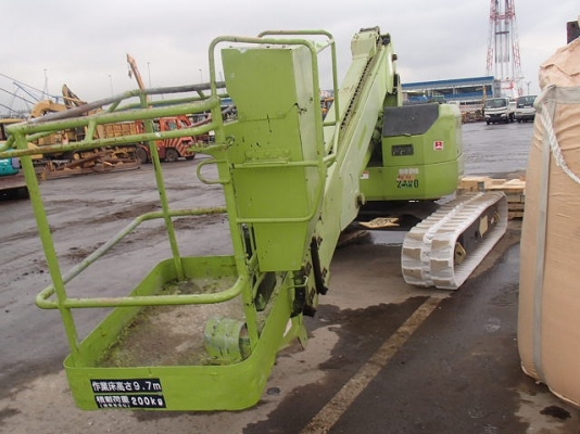 รถกระเช้าตีนตะขาบมือสอง Hitachi HX99B สนใจโทร 083 081 2889