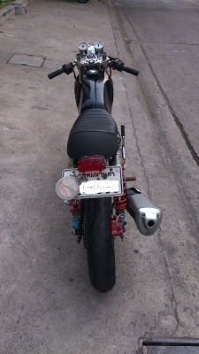 ขายHONDA CG200 Cafe Racer เล่มทะเบียนป้าย กทม.ไม่ขาดต่อ