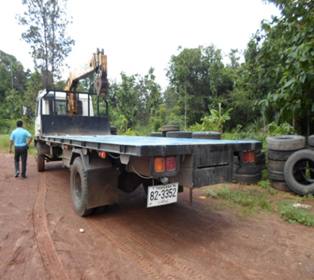 ต้องการขาย รถเครน ขนาด4.5 Ton ยี่ห้อ Mitsubishi EK 175  HP