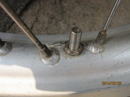 ล้อหลังDID.ขอบ17-1.85 ติดดุม Serpico ครบยกทั้งแกนล้อ 600