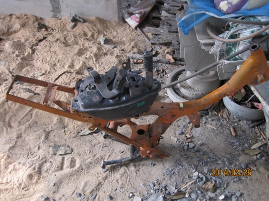 โครงรถHonda Tena พร้อมอุปกรณ์ตามรูป 400