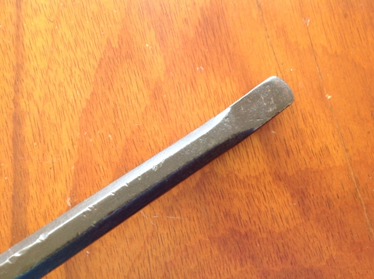 ขายเหล็กชะแลงโบราณ 23" หนัก 1.5 กิโลกรัม