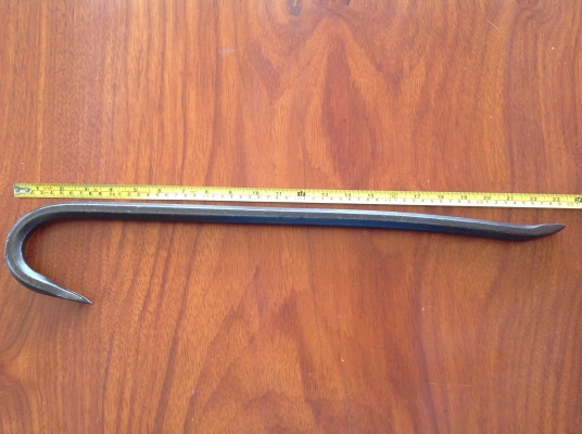 ขายเหล็กชะแลงโบราณ 23" หนัก 1.5 กิโลกรัม