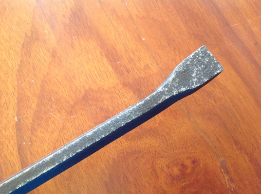 ขายเหล็กชะแลงโบราณ 18" หนัก 850 กรัม ขายเหล็กชะแลงโบราณ 18" หนัก 850 กรัม