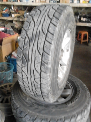 ขายแม๊ก 6 รู พร้อมยางเท่ห์ๆ DUNLOP GRANDTREK AT3 ชุด 4 ล้อ TEL.081-427-3941 ขายแม๊ก 6 รู พร้อมยางเท่ห์ๆ DUNLOP GRANDTREK AT3 ชุด 4 ล้อ TEL.081-427-3941