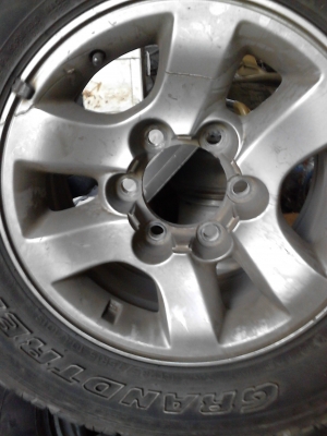 ขายแม๊ก 6 รู พร้อมยางเท่ห์ๆ DUNLOP GRANDTREK AT3 ชุด 4 ล้อ TEL.081-427-3941 ขายแม๊ก 6 รู พร้อมยางเท่ห์ๆ DUNLOP GRANDTREK AT3 ชุด 4 ล้อ TEL.081-427-3941