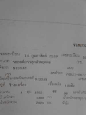 NISSAN BIG M  ตอนเดียว ปี1996  กะบะกว้างขวางยาว TEL.081-427-3941