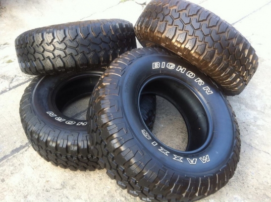 ขายยาง Mud Maxxis Bighorn MT762 ขนาด 285 75 R16 ปี12 สวยๆ