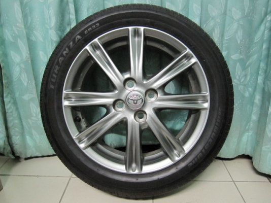 ขายล้อแม็กพร้องยางป้ายแดง TOYOTA VIOS ตัว TOP ขอบ 16