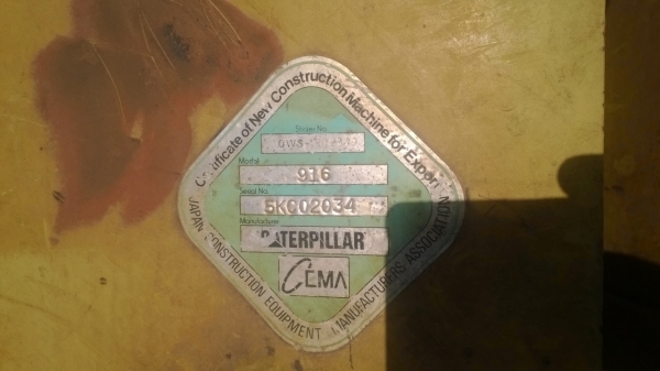 มี3คัน..ขายเหมาหรือแยก..CAT916และ910F รถตักล้อยาง รถใช้งานได้ทุกคัน เดิมๆสีเดิม รถโรงเลื่อย...