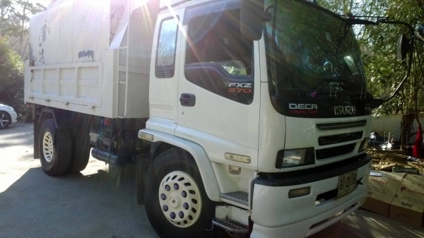 6ล้อดั้ม195แรงFTR33F ห้างแท้ รถบรรทุกถังน้ำยาง รถสวย ขายพร้อมถังน้ำยาง...