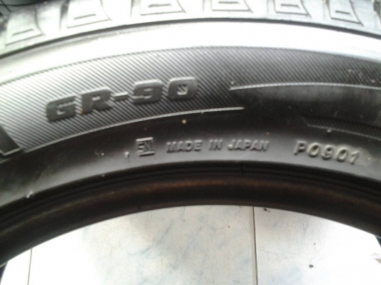 ขายยาง BRIDGESTONE GR90 MADE IN JAPAN 195-55-15 ปี10 ดอกนิ่มๆ ไม่ปะ ไม่บวม ไม่กินข้าง ชุดละ 4,900 บาท ขายยาง BRIDGESTONE GR90 MADE IN JAPAN 195-55-15 ปี10 ดอกนิ่มๆ ไม่ปะ ไม่บวม ไม่กินข้าง ชุดละ 4,900 บาท