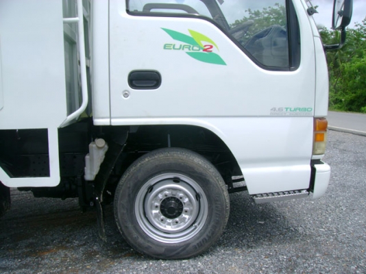 ISUZU NKR 58E หัวการ์ตูนสูง เครื่อง 110 แรง บรรทุกดั๊มดิน ไม่ติดเวลา