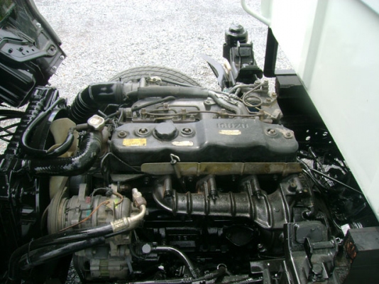 ISUZU NKR 58E หัวการ์ตูนสูง เครื่อง 110 แรง บรรทุกดั๊มดิน ไม่ติดเวลา