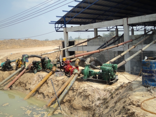 ให้บริการรับจ้างเครื่องสูบน้ำหอยโข่ง ขนาด 8-10-12 นิ้ว