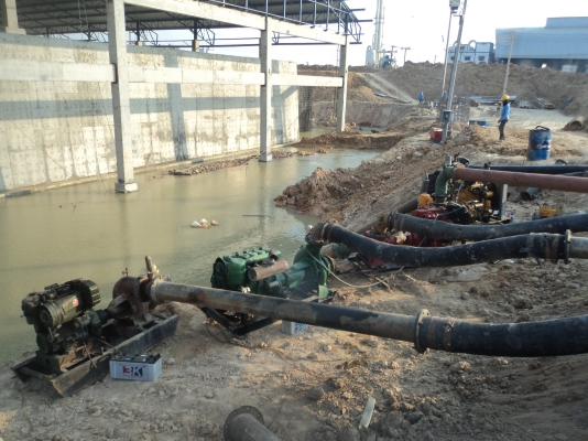 ให้บริการรับจ้างเครื่องสูบน้ำหอยโข่ง ขนาด 8-10-12 นิ้ว