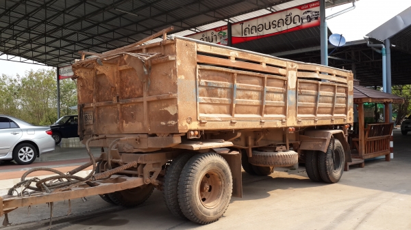 ขายด่วนลูกพ่วงดั้มสองเพลาสภาพช่วงล่างคัชซีสวยสุดๆราคาโคตรถูกเลยโทร0843923995