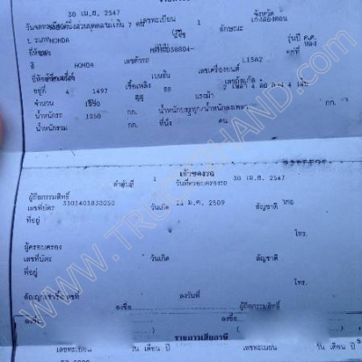 รถเก๋ง ยี่ห้อ HONDA รุ่น JAZZ รถเก๋ง ยี่ห้อ HONDA รุ่น JAZZ