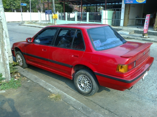 ขาย HONDA, CIVIC 1.5 EX (4Dr) สีแดง เกียร์ออโต้ เครื่องดี พวงมาลัยเพาเวอร์ ติดแก๊สแล้ว