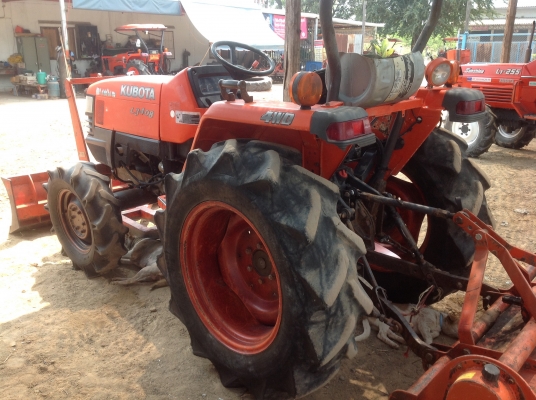 ปัญญาแทรคเตอร์มาแล้ว...จัดมาให้ครับ คูโบต้า L3408ใบมีด โรตาลี่ตราช้างRX162 สภาพเดิมๆ