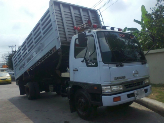 ขายรถ 6 ล้อ กระบะเหล็กสแตนเลสดั้ม HINO FC4J เครื่อง JO5C  รถสวยมากๆ ราคา.680000