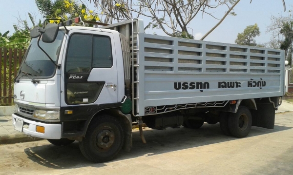 ขายรถ 6 ล้อ กระบะเหล็กสแตนเลสดั้ม HINO FC4J เครื่อง JO5C  รถสวยมากๆ ราคา.680000
