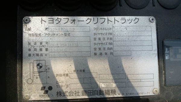 ขายด่วน!!! รถฟอล์คลิฟท์ Toyota รุ่น 02-8FGL20 ซีเรียล 8FGL25-31966 ราคาพิเศษ นำเข้าจากญี่ปุ่น ขายด่วน!!! รถฟอล์คลิฟท์ Toyota รุ่น 02-8FGL20 ซีเรียล 8FGL25-31966 ราคาพิเศษ นำเข้าจากญี่ปุ่น