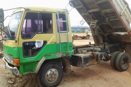 MITSU FK455 คุณหลงดั้ม เครื่อง 6D14 ยาง825 เบรคทิฟี่ เพาเวอร์