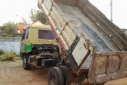 MITSU FK455 คุณหลงดั้ม เครื่อง 6D14 ยาง825 เบรคทิฟี่ เพาเวอร์