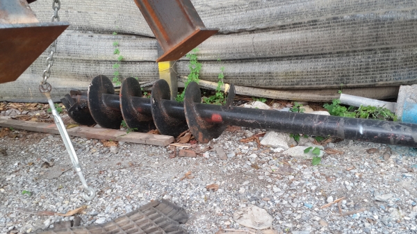 ขายดอกสว่านเจาะดิน42ซม.มีแกนยึดได้ยาว5เมตร