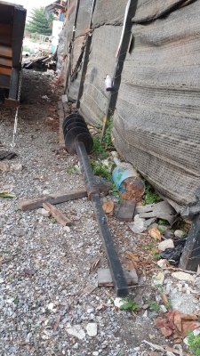 ขายดอกสว่านเจาะดิน42ซม.มีแกนยึดได้ยาว5เมตร