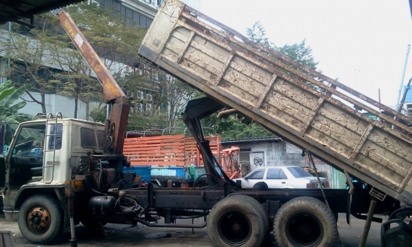 ISUZU ROCKY FVZ 10 ล้อ (ดั้ม) + เทรน UNIC 3.5 ตัน เครื่อง 6BG1-175 แรงม้า