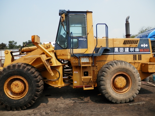 รถตักล้อยาง KOMATSU WA 350-1 เก่านอก ยังไม่ใด้ใช้ในไทย
