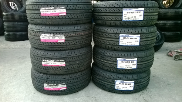 ยางใหม่TOYO 195 55 15 เส้นละ2250