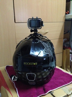 หมวก+กล้อง มือสอง ใช้ทริปเดียว 2500.- พร้อม ems