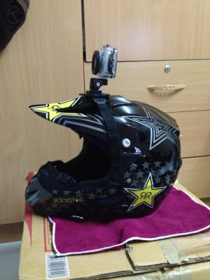 หมวก+กล้อง มือสอง ใช้ทริปเดียว 2500.- พร้อม ems