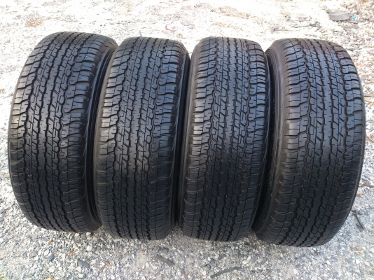 ขายแม็ก ALL NEW MAZDA พร้อมยางDUNLOP 265/65R17 ยนางสัปดาห์ที่47 ปี12 ดอกยางสวยลึกเท่ากันไม่ร้าวไม่แตกลายสภาพยาง 95\% จำนวน 1 ชุด