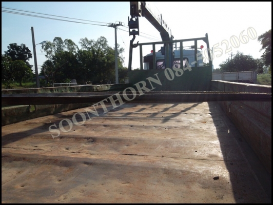 ขายด่วน รถบรรทุก 6 ล้อ MITSUBISHI FK455 160 แรง ติดเครน TADANO 3.5 ตัน 4 ปลอก ท้อง V สภาพสวยพร้อมใช้ ราคาสุดคุ้ม